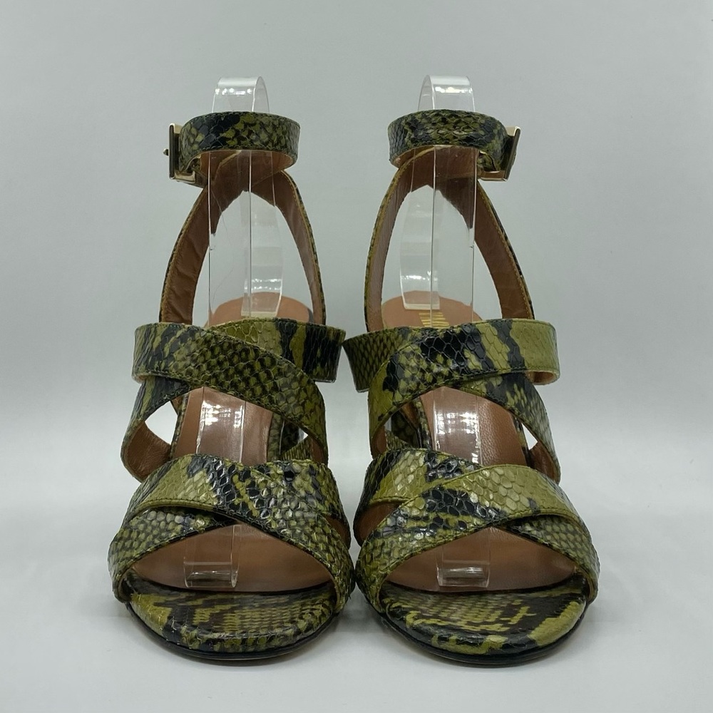 Paris Texas Python Ankle Sandal Khaki Size 8 NWOT - Picture 3 of 10
